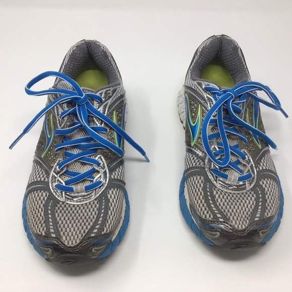 Brooks Trance 12 Blue Grey Running Shoe Size 7 - Picture 2 of 9